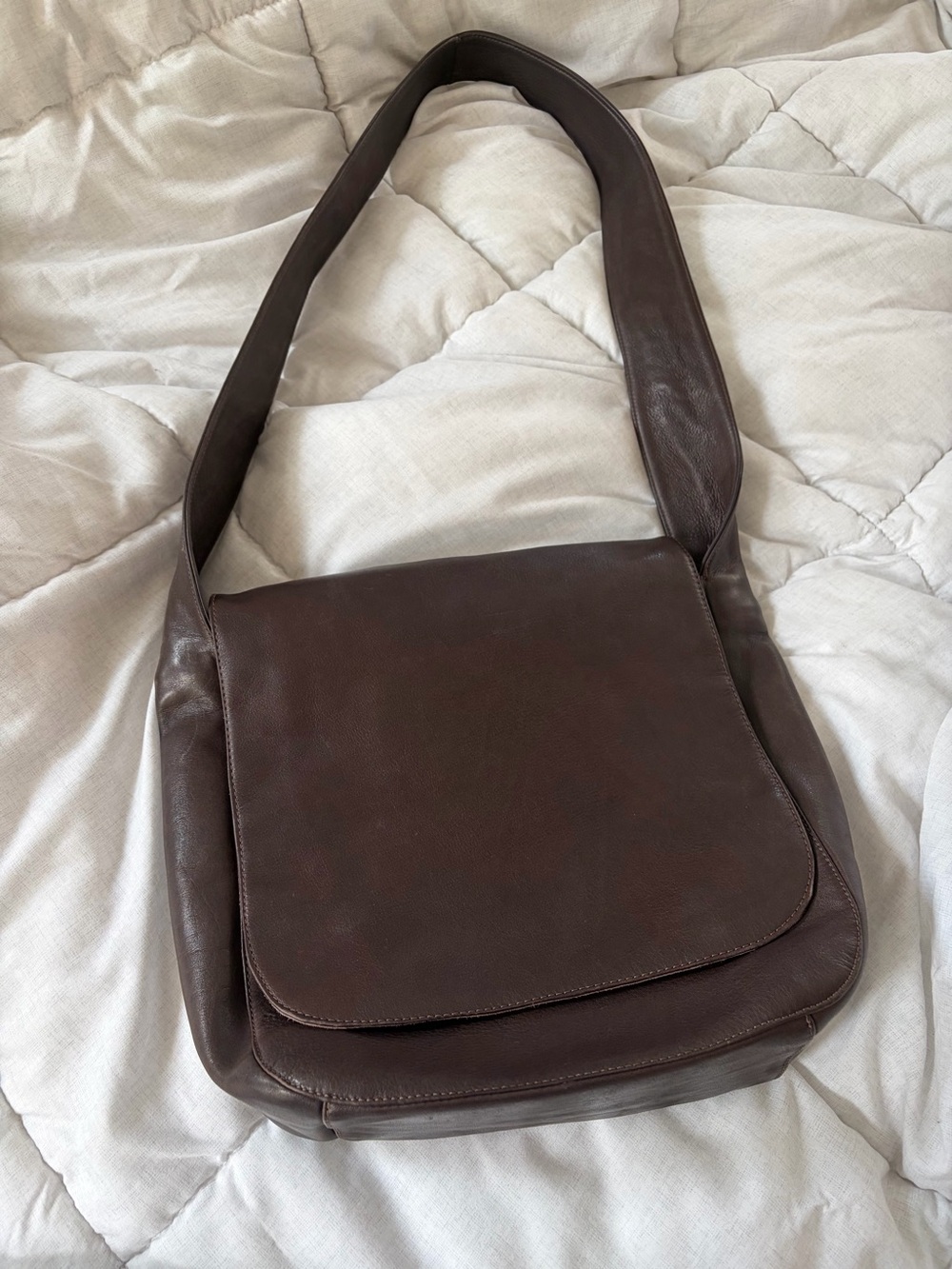 Natural Genuine Leather Classic Shoulder SIMON Beverly Hills Bag Lady